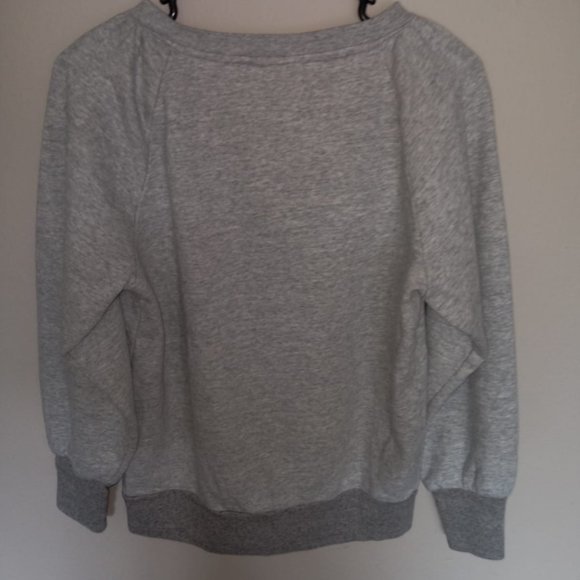 Gap Gray Silver Pullover Sweatshirt - Picture 6 of 9